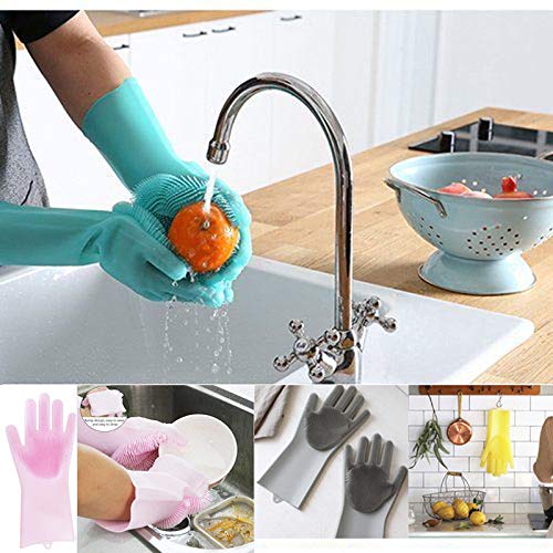 Silicone Dishwashing Rubber Gloves