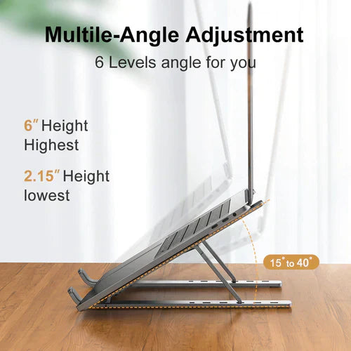 Folding Adjustable Aluminum Laptop Stand