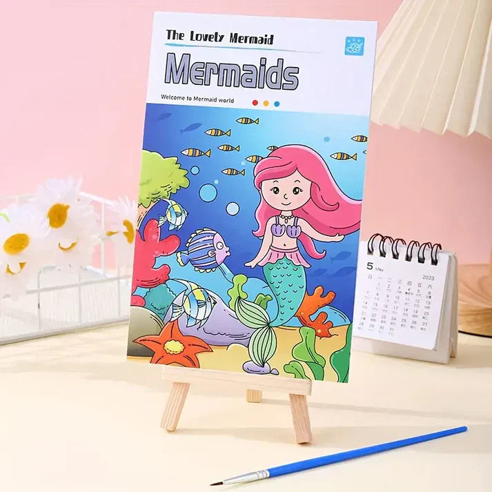 Watercolor Coloring Book