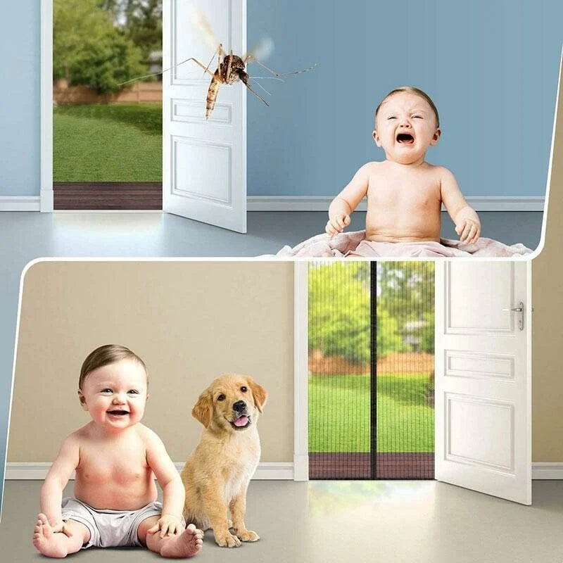 Magnetic Screen Door | Prevent Bugs, mosquito