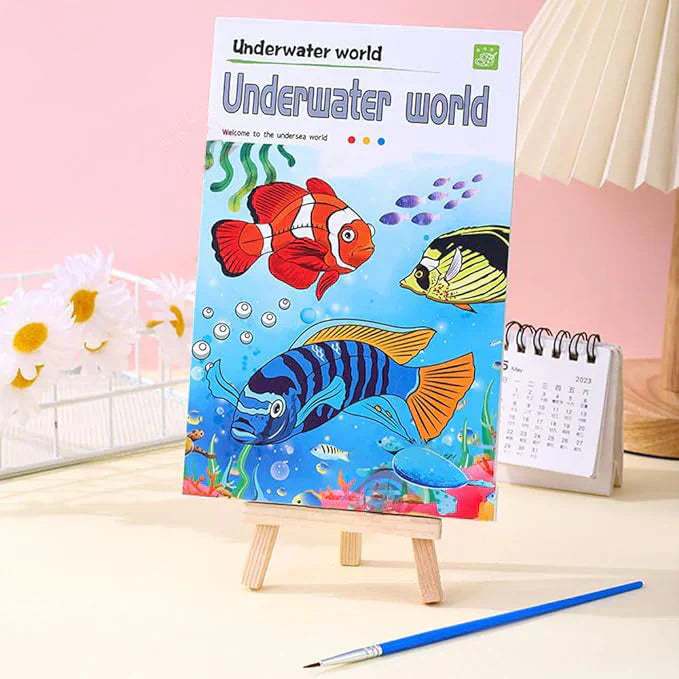 Watercolor Coloring Book