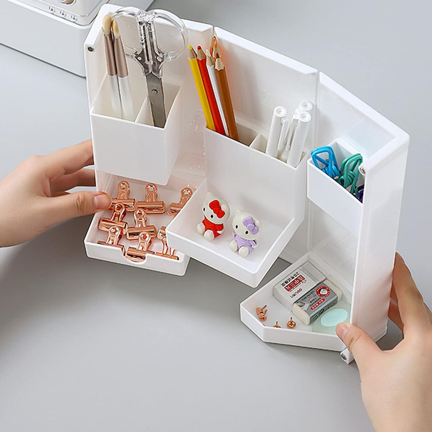 3 Steps Foldable Table Storage Box