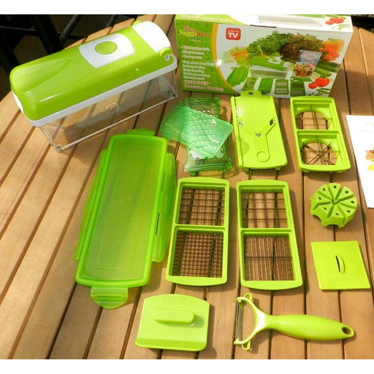 12-in-1 Vegetable & Fruit Slicer, Peeler & Grater