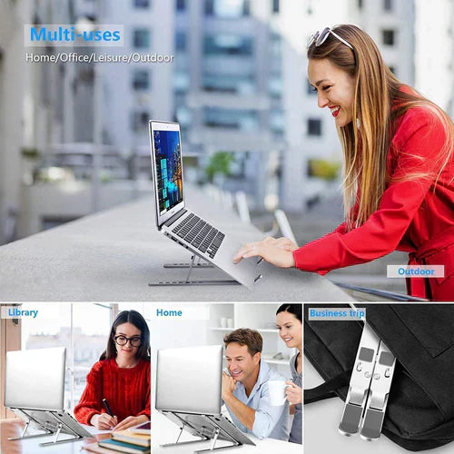 Folding Adjustable Aluminum Laptop Stand