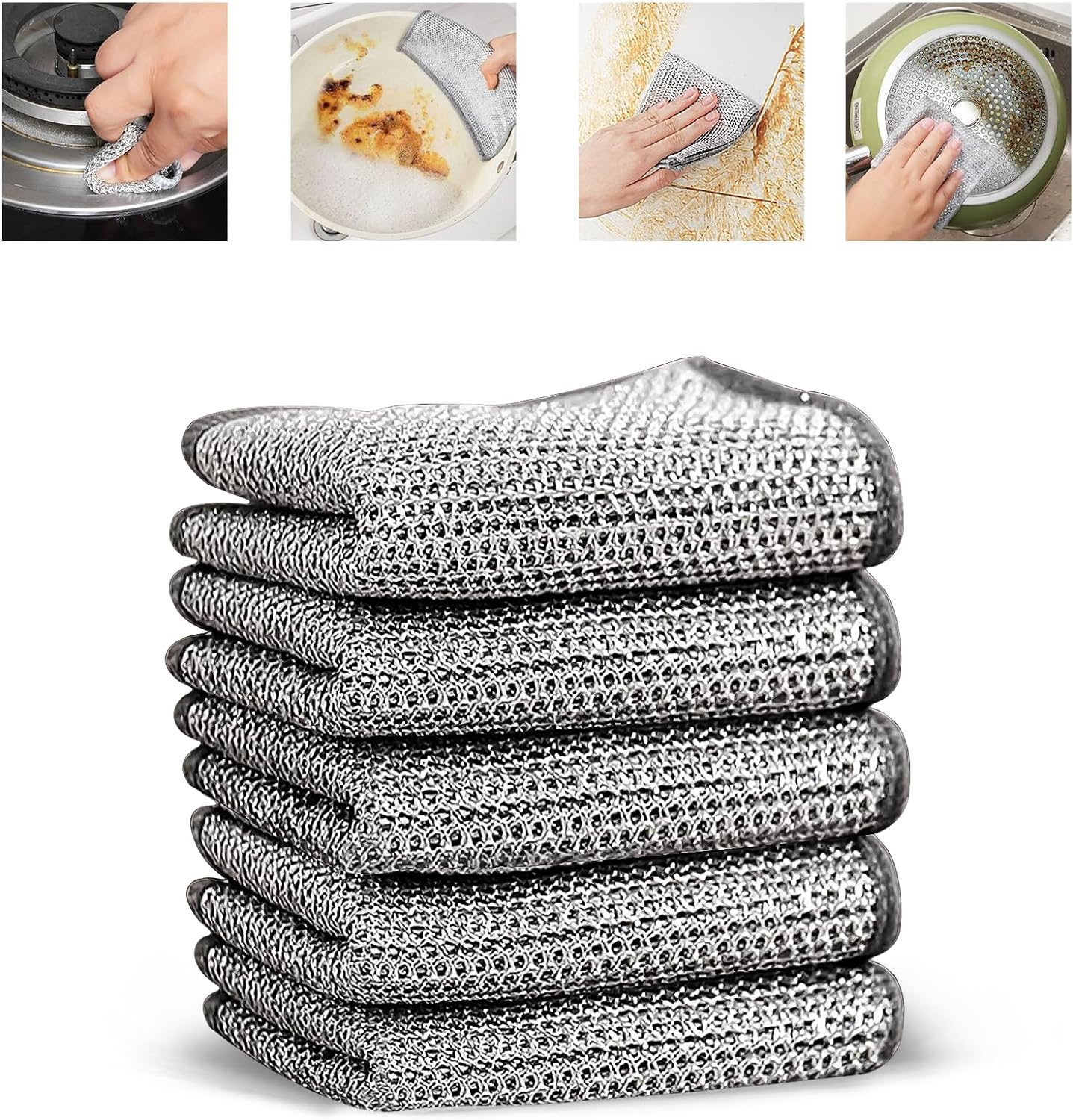 Non Scratch Reusable Dish Wash Cloths