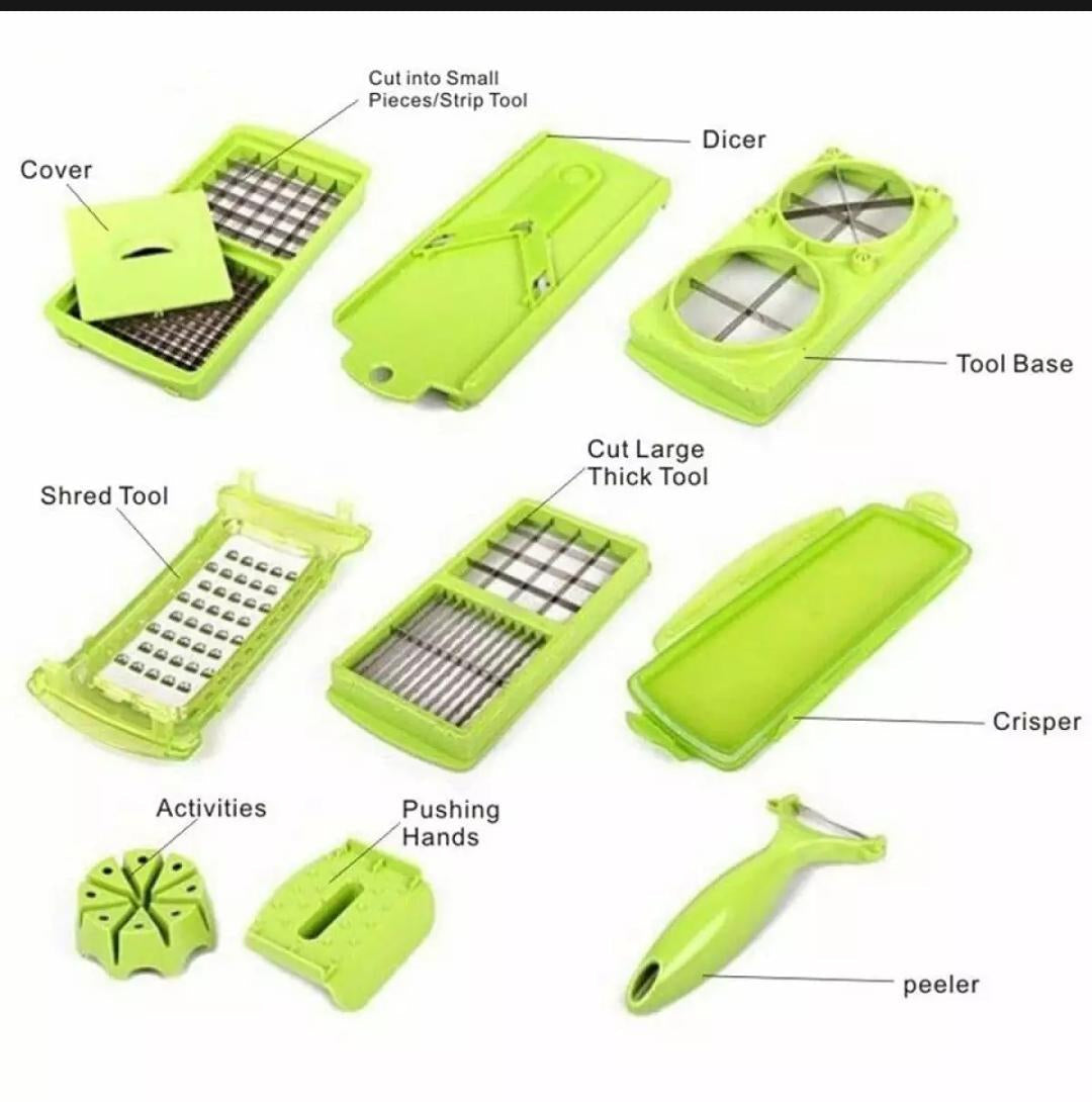 12-in-1 Vegetable & Fruit Slicer, Peeler & Grater