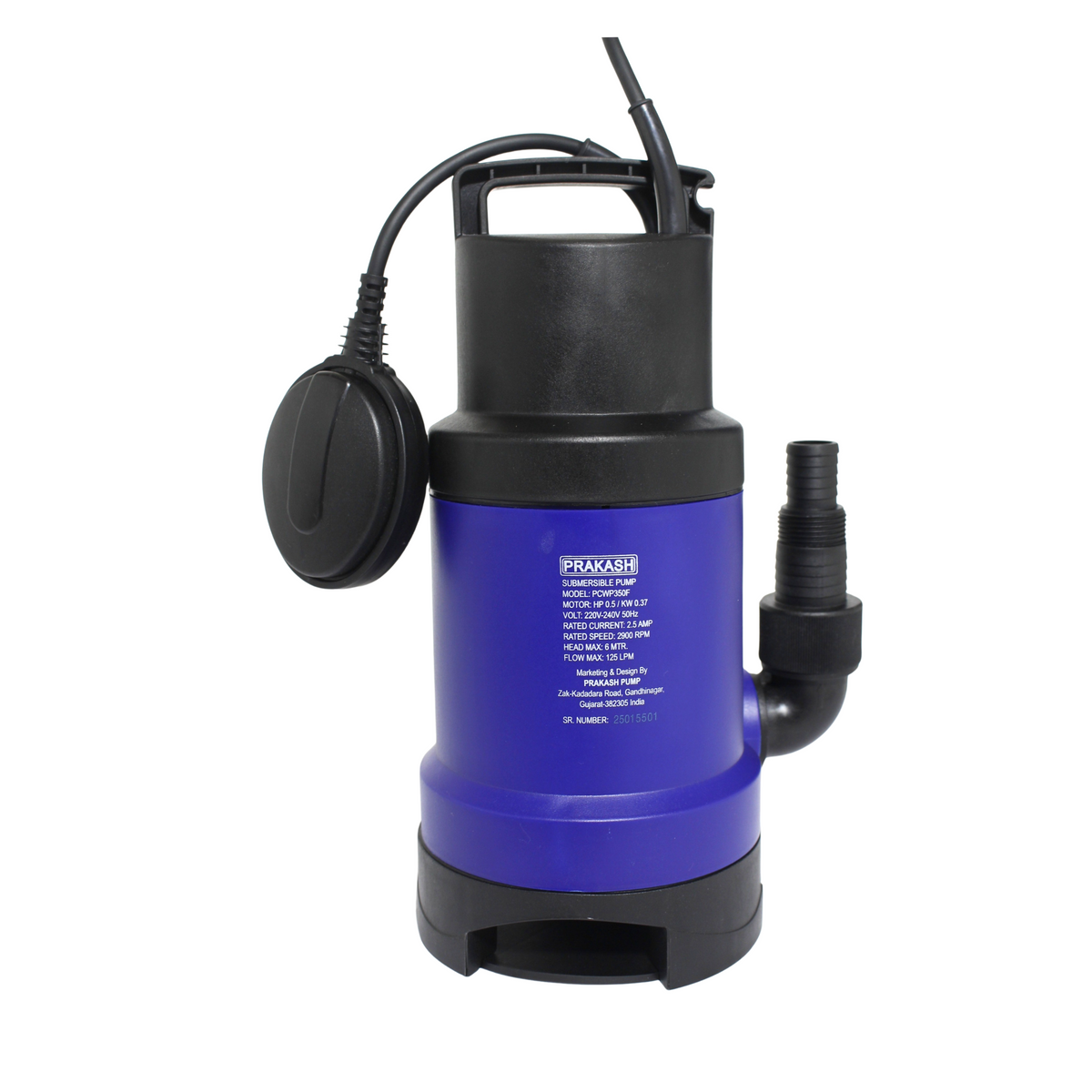 Prakash Clean Water Pump 0.5 HP (1.25 inch)