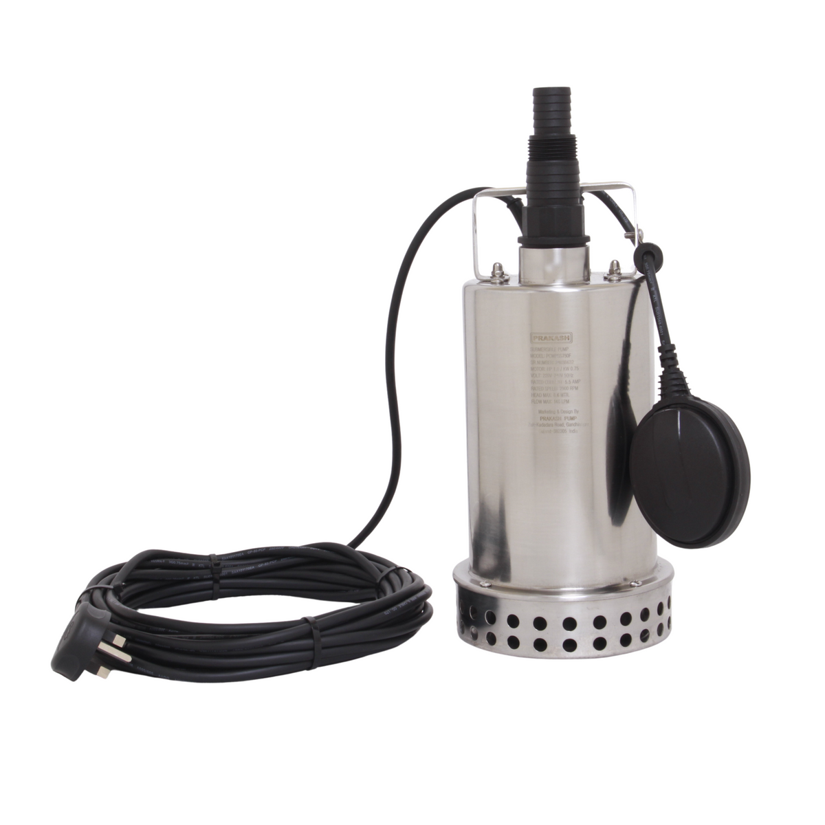 Prakash Clean Water Pump SS 0.5 HP SS (1 inch)